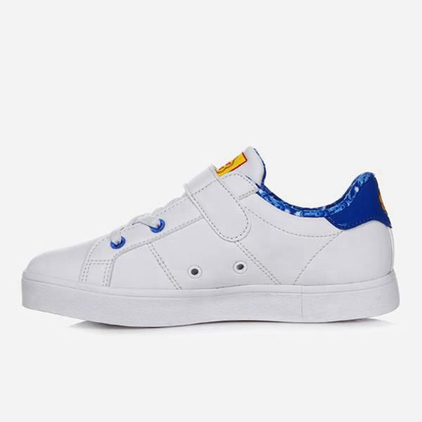 Sapatos De Estilo De Vida Fila Rapaz Branco/Azuis - Fila Court Deluxe Kd En Portugal,OSHP-56198